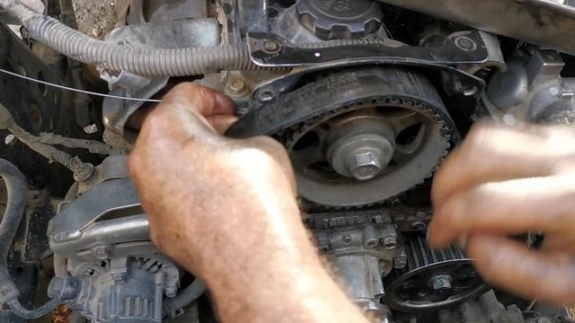 How to Toyota 2L 3L 5L timing belt installed смотреть онлайн