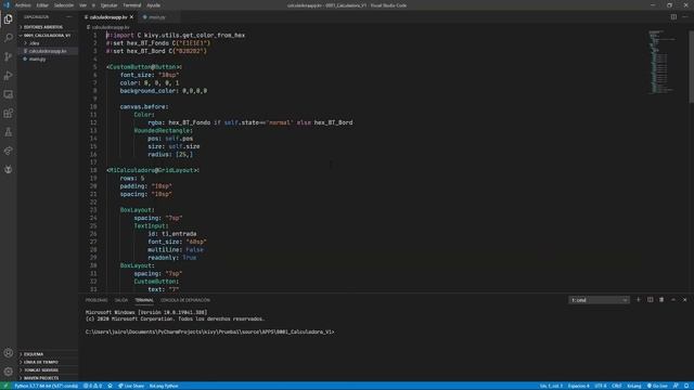 Kivy con Python en VSCode смотреть онлайн