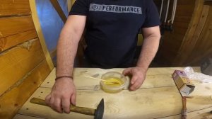 Как насадить молоток на ручку с помощью эпоксидки