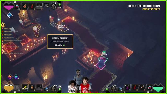 Minecraft Dungeons | SharJahJunior-Live-Stream | Xbox One X | ENG/NED смотреть онлайн