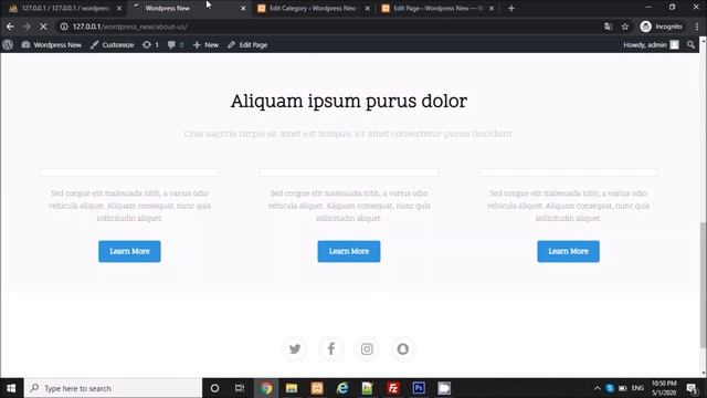 Step by step WordPress Tutorial for Beginners Part3 | Convert HTML to WordPress Template Part2 смотреть онлайн