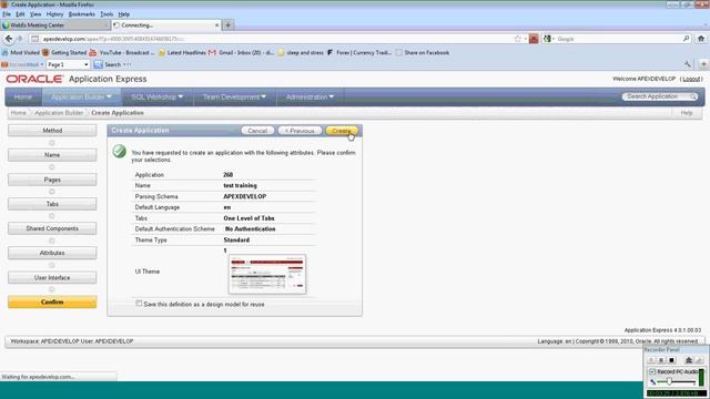 Oracle Application Express Training Demo смотреть онлайн
