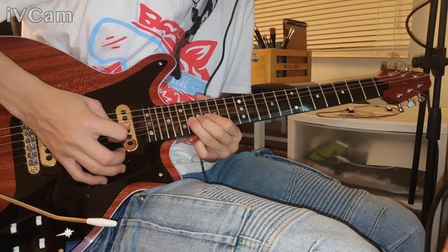 GOOD OLD-FASHIONED LOVER BOY - QUEEN (SOLO COVER) On Red Special!! смотреть онлайн