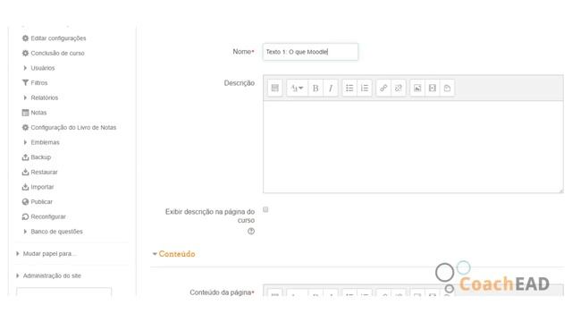 Como configurar Recurso Página no Moodle смотреть онлайн