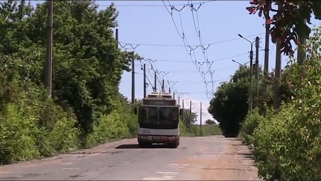 Obus In Altschewsk, Linie 10 - Троллейбус в Алчевске, маршрут 10
