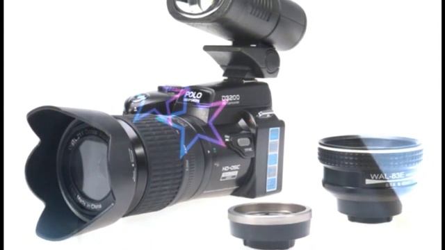 Polo D3200 Digital SLR Camera 21X Optical Zoom смотреть онлайн