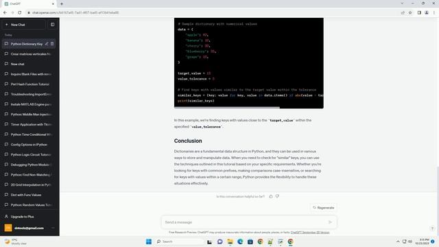 Python dictionaries any way to check for similar key смотреть онлайн