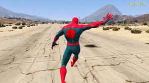 GTA 5 SPIDERMAN VS GTA SAN ANDREAS SPIDERMAN - WHO IS BEST?