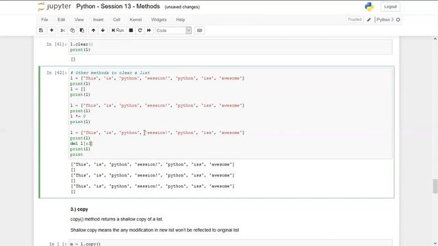 Python | Methods | Session 13 - Part 2 смотреть онлайн