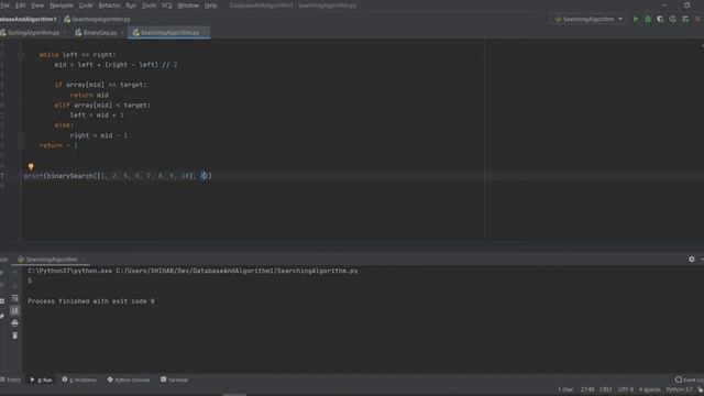 Binary Search Algorithm with Python | Computer Science смотреть онлайн
