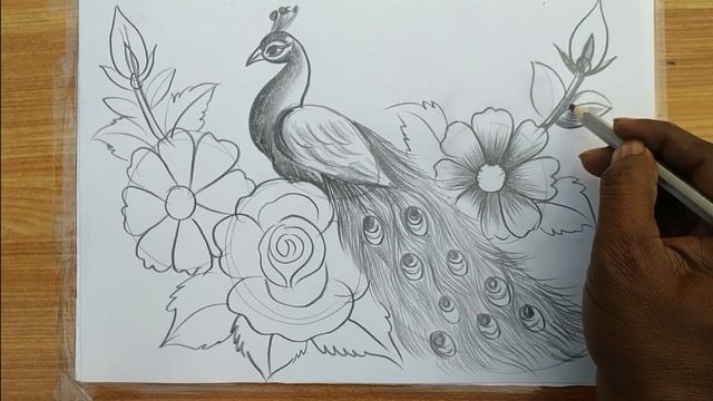 happy new year card 2021,how to make new year greeting card,easy peacock drawing,new year card , смотреть онлайн