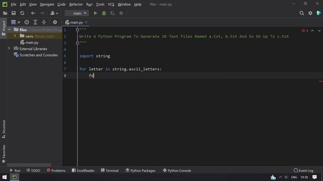 Write A Python Program To Generate 26 Text Files Named a.txt, b.txt And So On Up To z.txt смотреть онлайн