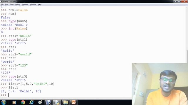 #Python Tutorials| Data Types Of Python |Learn all Data types just in#7mins#Day3-By Ashwath M Shett смотреть онлайн