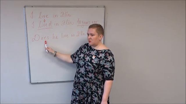 Anglická gramatika - Minulý čas prostý (pravidelná slovesa) / Past simple (regular) - Dril č. 25 смотреть онлайн