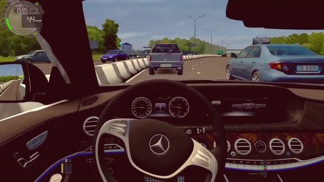City Car Driving Game - Mercedes-Benz S600 Maybach | Fast Driving 3D Game
