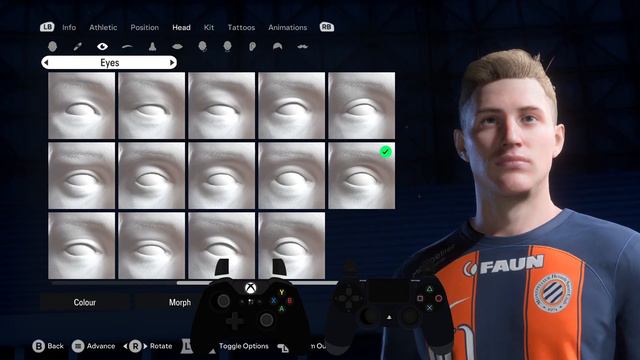 FC 24: Change Player Face in Player Career - Eyes / Hairs / Nose #fc24 смотреть онлайн