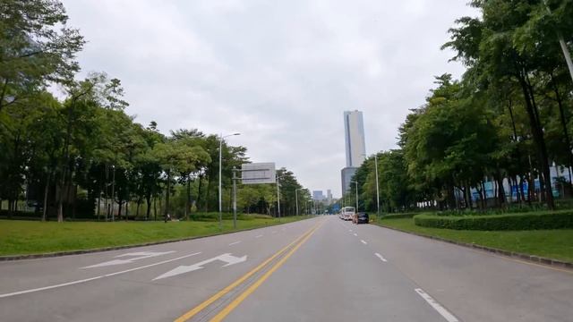 Driving Downtown Shenzhen | City Of The Future | 4K | Guangdong, China | 深圳