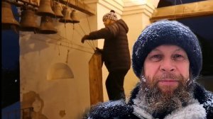 Владимир Дегтярев, колокольный звон на звоннице Спасо-Преображенского монастыря, Ярославль, 22.11.22