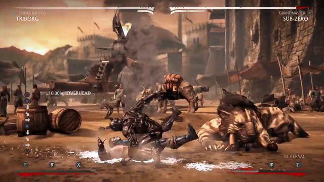 Mortal Kombat XL Triborg Smoke Phase bait 2 смотреть онлайн