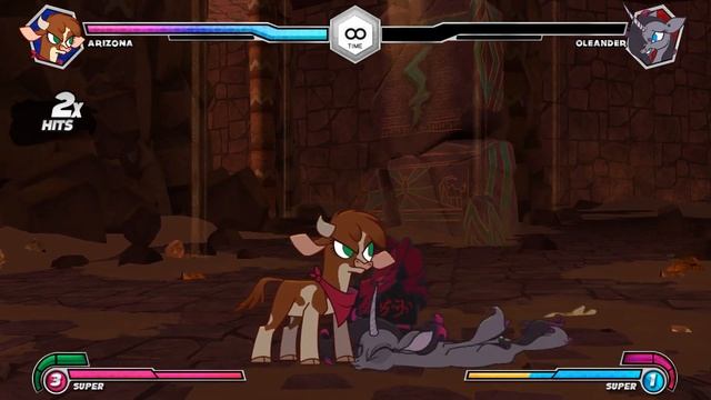Them's fightin' Herds (v1.0) Story mode, vs Oleander (Hardcore, No Damage) смотреть онлайн