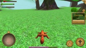 Симулятор Белки #1 Кид нашел домик дупло для белочки. Собираем желуди и ветки на канале пурумчата