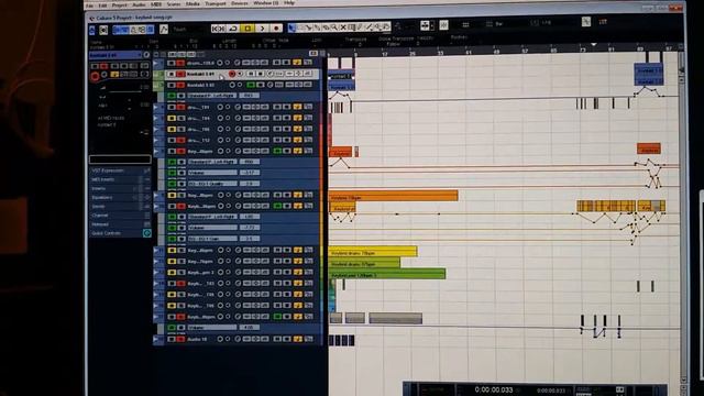 Cubase 5 - копирование больших отрезков музыки с разных трэков