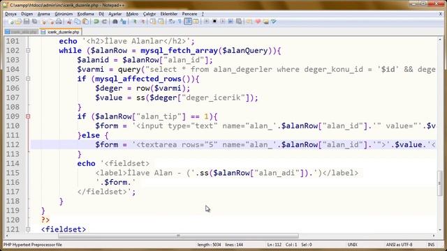 Php ile Blog Scripti Yazmak (Bölüm 7) смотреть онлайн