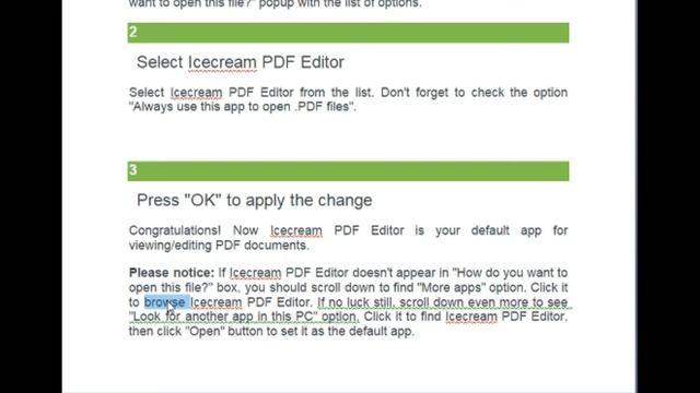 How to Make Icecream PDF Editor your Default PDF Reader смотреть онлайн
