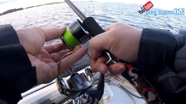 Рыбалка в Финляндии на новенькой лодке. Linder 445 Sportsman Catch. Кастомный спиннинг Hearty Rise. смотреть онлайн