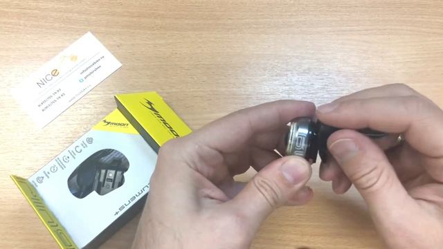 Передний велосипедный фонарь Moon Ring-W - Обзор и распаковка смотреть онлайн