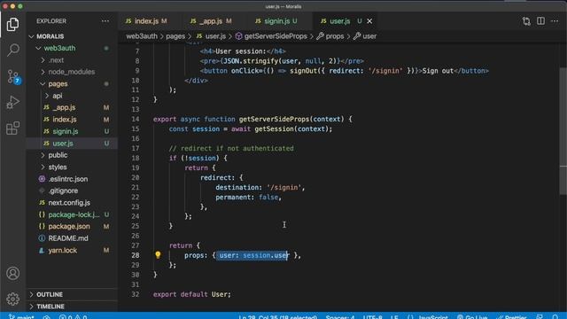 Moralis Web3 Authentication with Metamask and a NextJS App - SIWE EIP-4361 смотреть онлайн