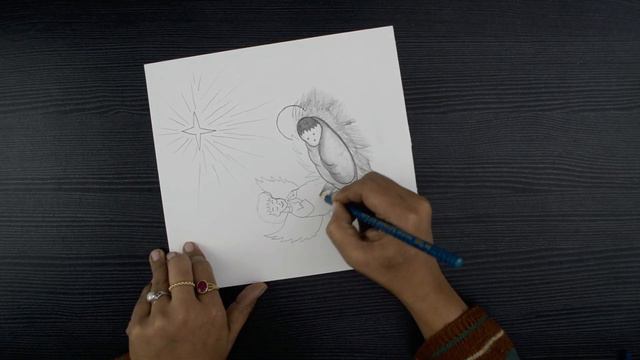 How To Draw Baby Jesus // Christmas Nativity Scene Drawing // Merry Christmas Drawing // Pencil Art смотреть онлайн