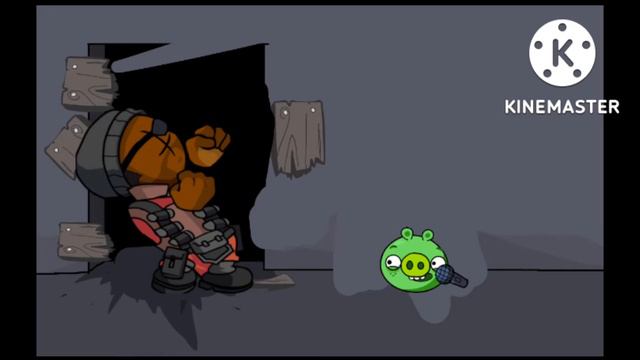 FNF MASHUP minion pig vs demoman (kaboom x bad Piggies) смотреть онлайн