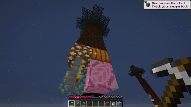Minecraft Skyblock, but Random Blocks Spawn Where you Look смотреть онлайн