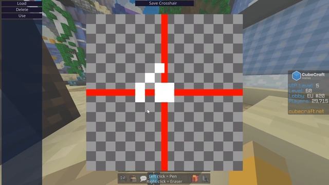 How To Use Custom Crosshair In Onix Client?  #minecraftclient #minecraft #minecraftbedrock