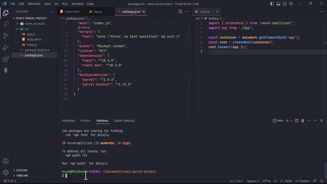 react project setup with parcel | React installation in 2023 смотреть онлайн