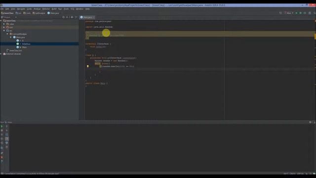 Anonymus inner class with interface and lambda expression. смотреть онлайн