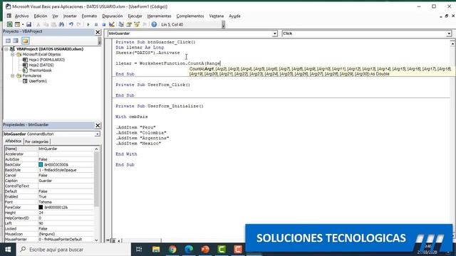 como hacer un FORMULARIO en EXCEL 2019 con visual basic ?(FACIL Paso a Paso)✅ смотреть онлайн
