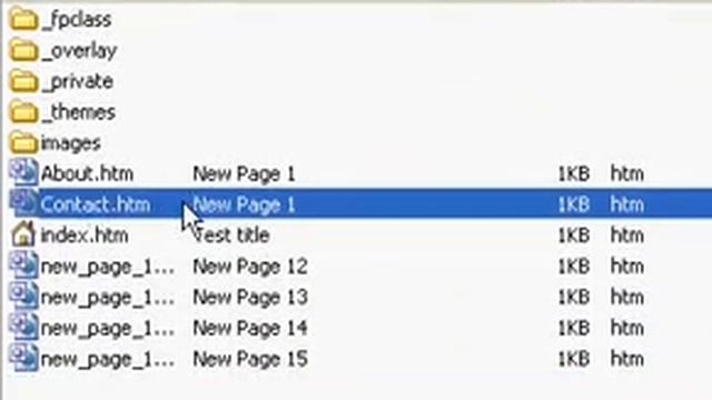 Microsoft Office FrontPage 2003 Open a web page смотреть онлайн