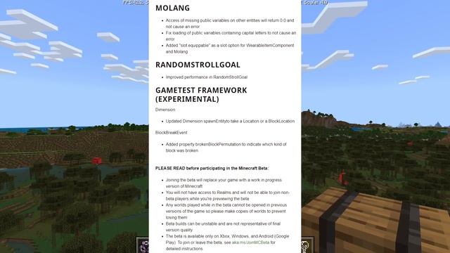 Minecraft Bedrock BETA ✅ 1.18.10.24 ✅ ? FROGS & TADPOLES ⚒️ ( Changelog ) MCPE,Xbox,Windows смотреть онлайн
