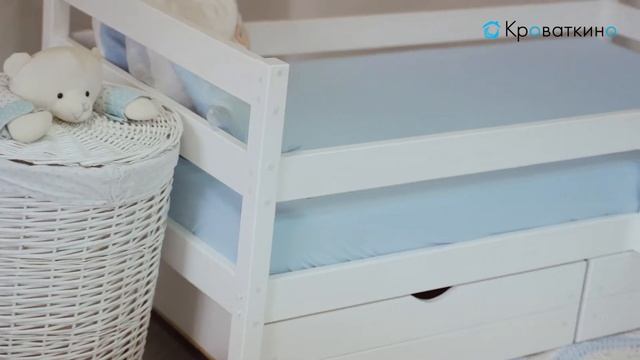 Односпальная детская кроватка Сканди смотреть онлайн