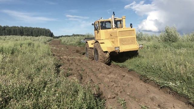 Трактор К 701 + плуг LEMKEN Diamant 7+1 L120 2 смотреть онлайн