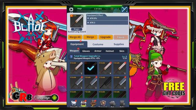 Blade Idle 🎁Free Gift code🔥| Gameplay Android / APK смотреть онлайн