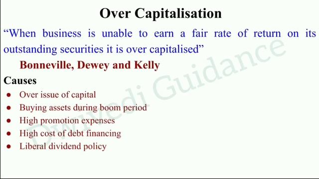 Capitalisation, over capitalisation, under capitalisation, business finance lucknow university bcom смотреть онлайн