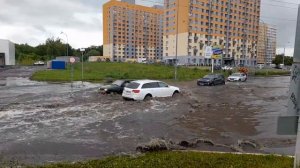 Потоп в районе Коллажа Пенза 16.06.2022