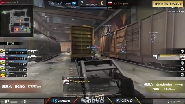 Virtus.pro Pasha DOUBLE KNIFE KILL Vs Natus Vincere