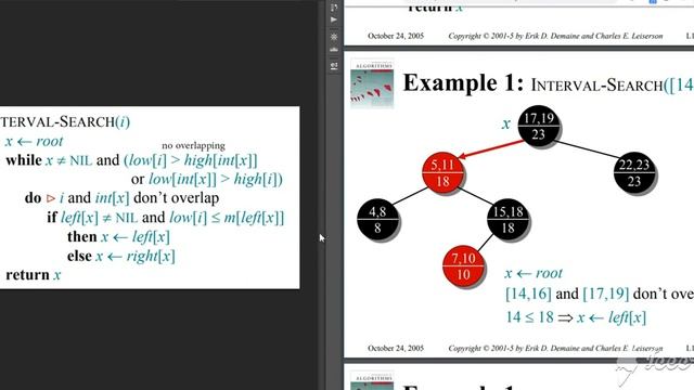 RB TREE Augmenting Data Structures Interval trees بالعربي смотреть онлайн