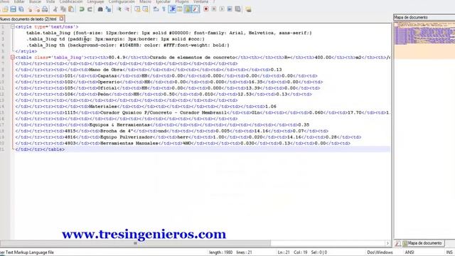 Convert Spreadsheets Excel to HTML Code | Convertir Hojas de calculo Tablas Excel a Codigo HTML смотреть онлайн