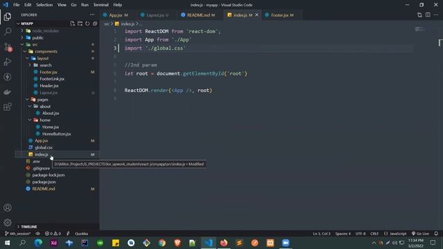 Part 6 - React JS Tutorial full course [ React component as children and useState hook in React ] смотреть онлайн