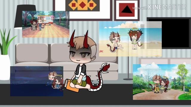 Клип "А он тебя целует.." /Gacha life/исполнитель: Руки вверх/ приятного просмотра)) смотреть онлайн